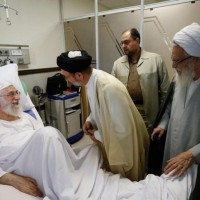 عيادة العلماء والشخصيات للإمام الخامنئي حفظه الله في المستشفى